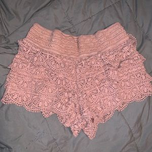 Lace shorts
